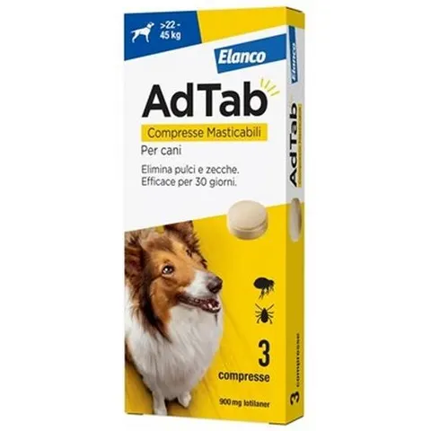 AdTab Per Cane 22-45 kg 3 Compresse Masticabili – immagine 2