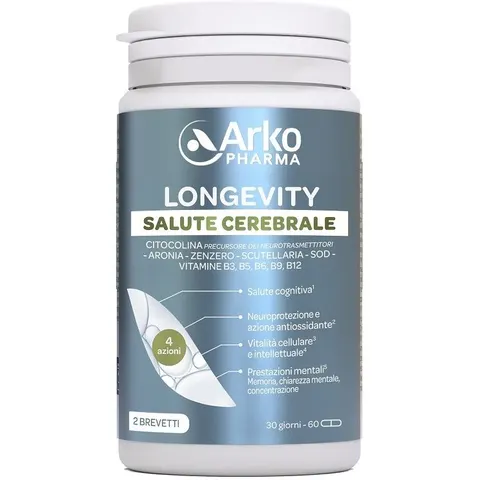 ArkoPharma LONGEVITY SALUTE CEREB 60CPS – immagine 3
