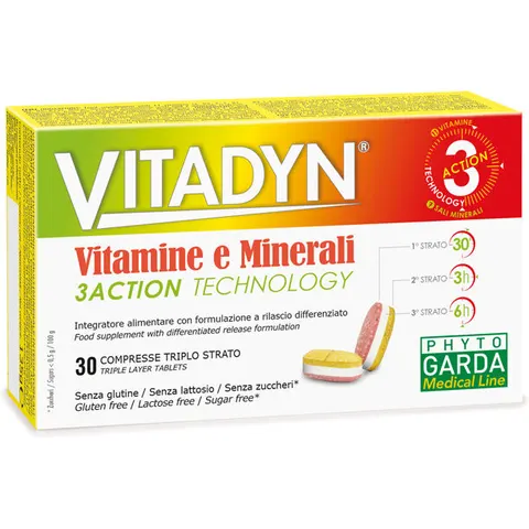 Vitadyn - Vitamine e Minerali a Rilascio Programmato, 30 Compresse – immagine 2