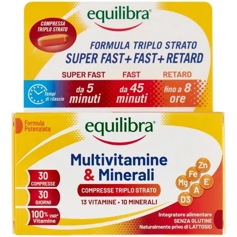 Equilibra Multivitamine & Minerali 30 Compresse 2 Confezioni – immagine 2