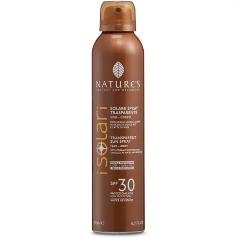 Nature's Transparent Solar Spray SPF30 200ml – immagine 2