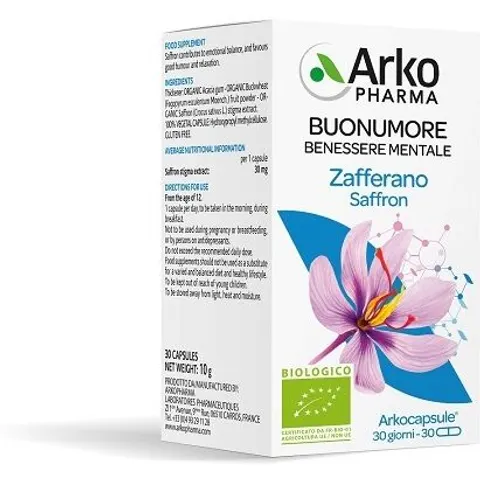 Arkofarm Arkocps Zafferano Bio 30cps – immagine 2