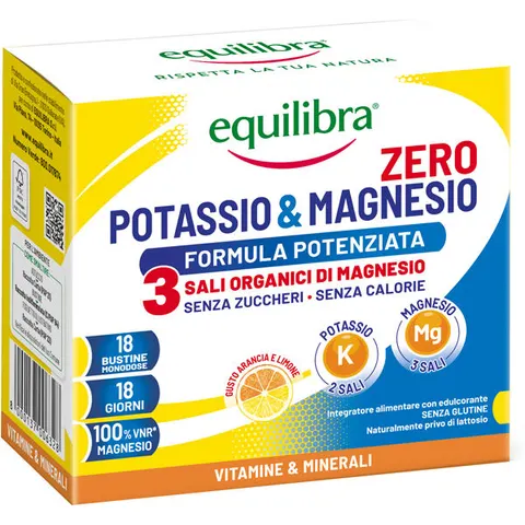Equilibra Zero Potassio&magnesio Da 18 Bustine – immagine 2