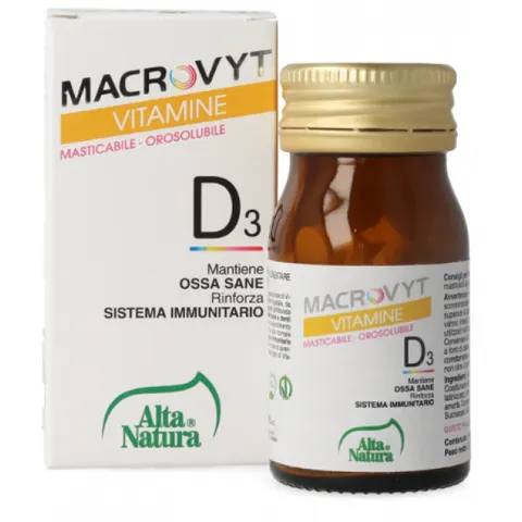 Alta Natura Vitamina D3 Macrovyt 60 cpr – immagine 2