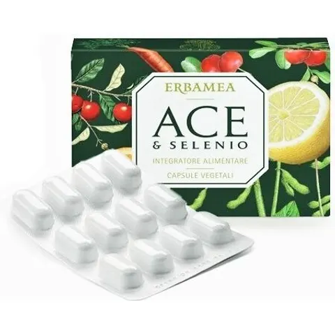 erbamea Ace e selenio 24 capsule vegetali – immagine 2