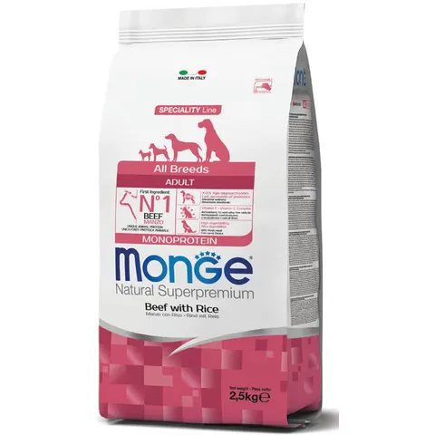 Monge & C. Monge Dog Ab Manzo&riso 2,5kg – immagine 2