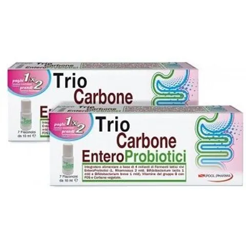 Pool Pharma Triocarbone Enteroprobiot 7 Flaconi – immagine 2