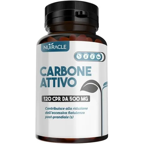 Nutracle Carbone Attivo 120 Compresse – immagine 2