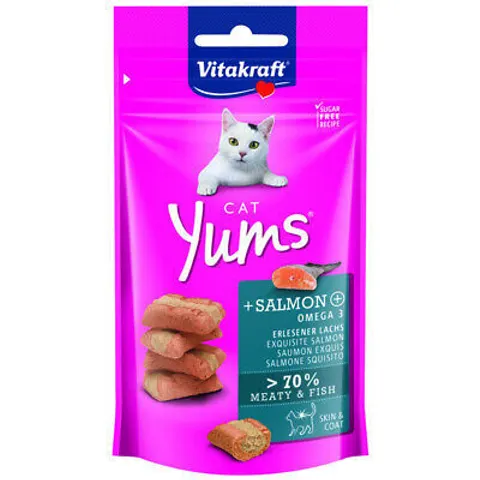 Bocconcini Cat Yums salmone MSC 40 g – immagine 2