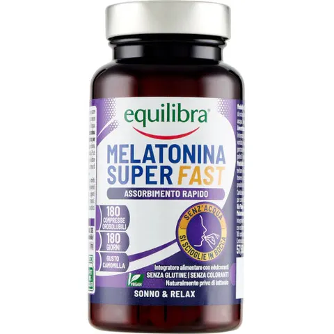 Equilibra Melatonina Super Fast 180 Compresse – immagine 2
