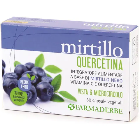 Farmaderbe Mirtillo Quercetina 30cps – immagine 2