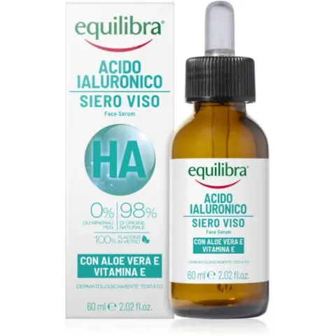 Equilibra Acido Ialuronico Siero Viso Aloe Vera E Vitamina E – immagine 2