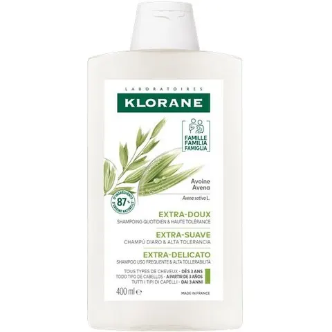 Klorane shampoo ultra delicato avena – immagine 2