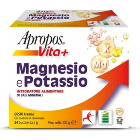Apropos Magnesio/Potassio 24 Bustine – immagine 2