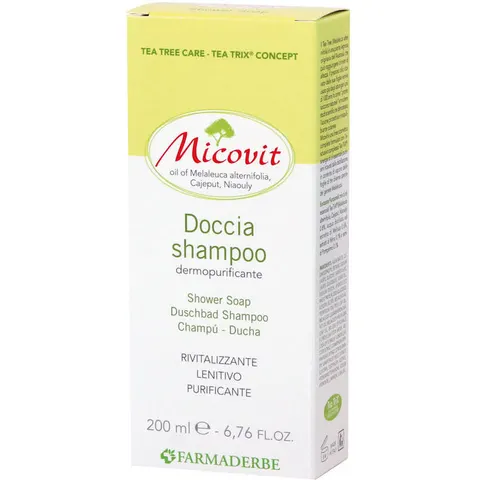Farmaderbe Micovit Doccia Shampoo 200ml – immagine 2