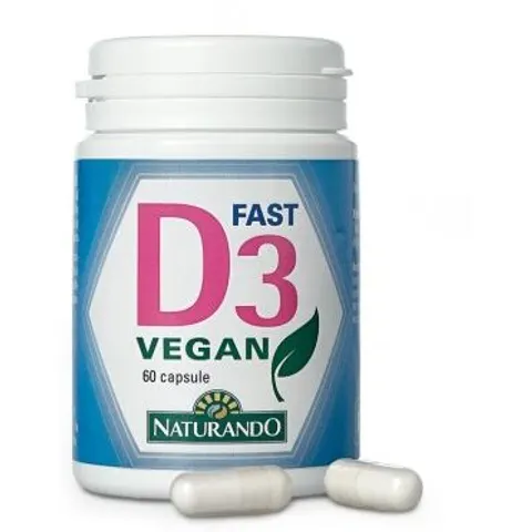 Naturando D3 Fast Vegan 60cpr – immagine 2