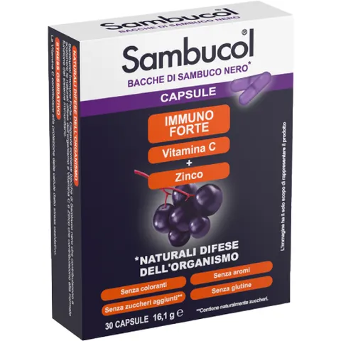 NAMED Srl SAMBUCOL Immunoforte 30 Cps – immagine 2