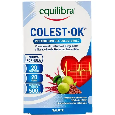 equilibra Colest-Ok Integratore per il Colesterolo 20 Compresse – immagine 2