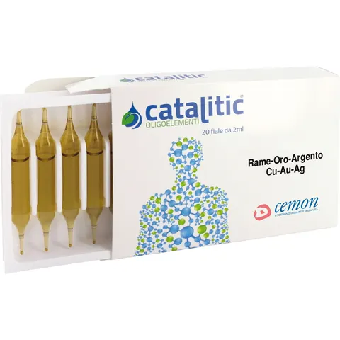 Catalitic Rame / Oro / Argento 20 Fiale 2ml Cemon – immagine 2