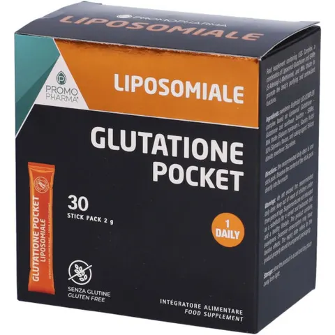 PromoPharma Glutatione Pocket Liposomiale 30 stick da 2 g – immagine 2