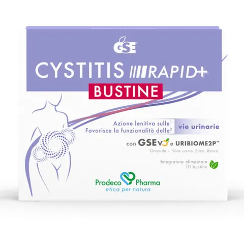 Prodeco Pharma GSE Cystitis Rapid+ 10 Bustine – immagine 2