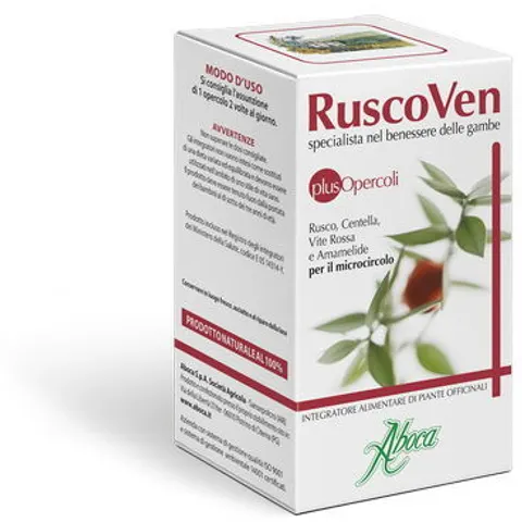 Aboca Ruscoven Plus 50 capsule integratore vene – immagine 2