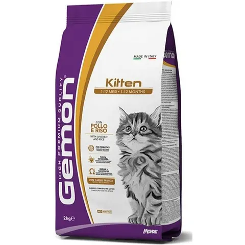 Monge & C. Gemon Kitten Pollo Riso 2kg – immagine 2