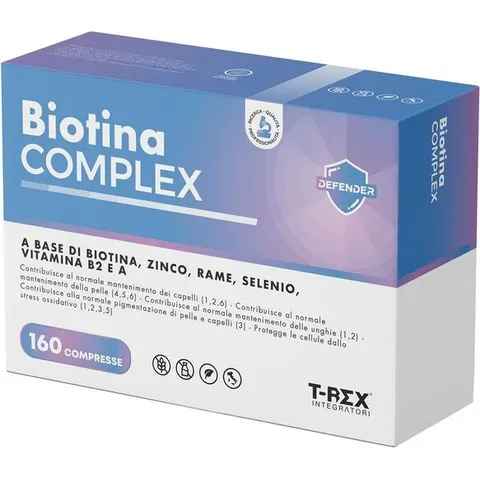 T-Rex Biotina Complex 160 Compresse – immagine 2