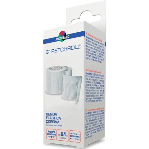 master aid Stretchroll benda el.cm 8x 4m – immagine 2