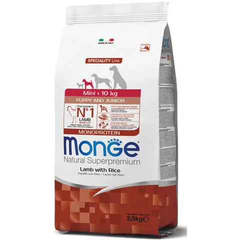 Monge & C. Monge Mini Puppy Agnello&riso – immagine 2