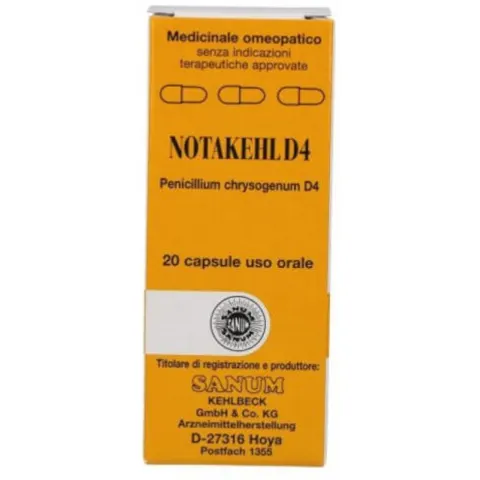 Sanum-Kehlbeck Notakehl D4 20 Capsule – immagine 2