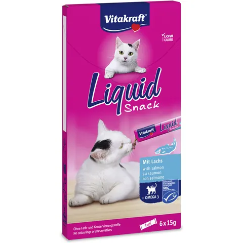 Vitakraft CAT LIQUID SNACK OMEGA 3 – immagine 2