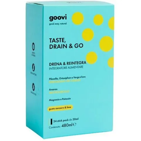 Goovi Drenante Zenzero&Lime 24 Stick Pack – immagine 2