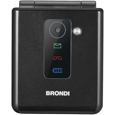 Brondi Cellulare Flipper-black Metal – immagine 3