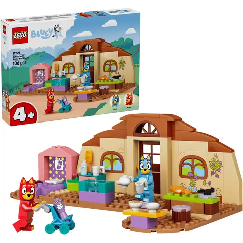 Lego Bluey A scuola con Rusty e Bluey 11221 – immagine 2