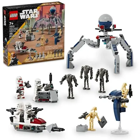Lego Star Wars Battle Pack Clone Trooper e Battle Droid 75372 – immagine 2