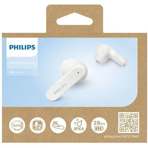 Philips Auricolari In Ear Tat2139wt/00-white – immagine 3