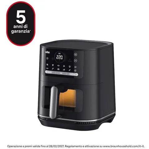 Braun Friggitrice Ad Aria Hf5075-nero Opaco – immagine 4