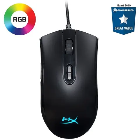 HYPERX Mouse Gaming Pulsefire Core-nero – immagine 2