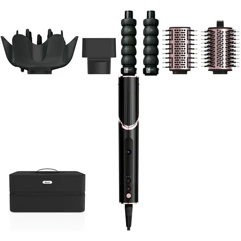 SHARK Styler Asciugacapelli Flexstyle Complete Set-nero E Rosa Gold – immagine 3