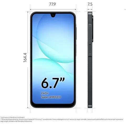 TIM Samsung Galaxy A17 4/128gb black – immagine 2