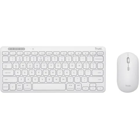 Trust Lyra Wl Keyboard & Mouse-white – immagine 3