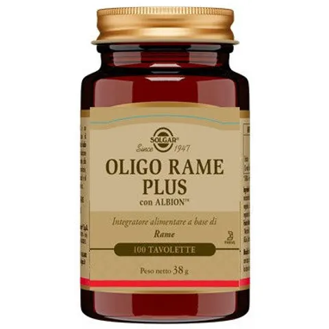 solgar Oligo rame plus 100 compresse – immagine 3