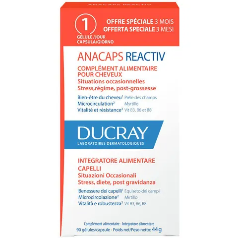Ducray Anacaps Reactiv, 90 capsule – immagine 4
