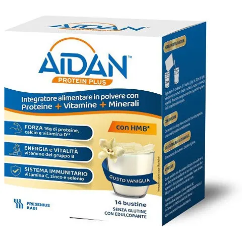 Aidan Protein Plus Vaniglia 14 Bustine – immagine 2