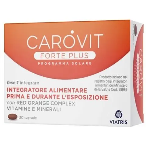 carovit Forte Plus Integratore Abbronzatura 30 Capsule – immagine 4