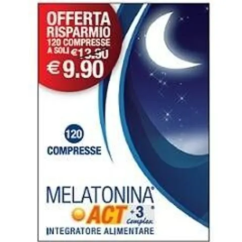 F&f Melatonina Act+3 Complex120cpr – immagine 3