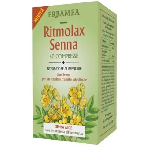 Erbamea Ritmolax Senna 60 Compresse – immagine 4