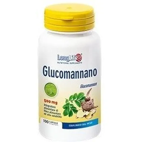 Long Life LongLife Glucomannano Integratore Dimagrante 100 Capsule – immagine 4