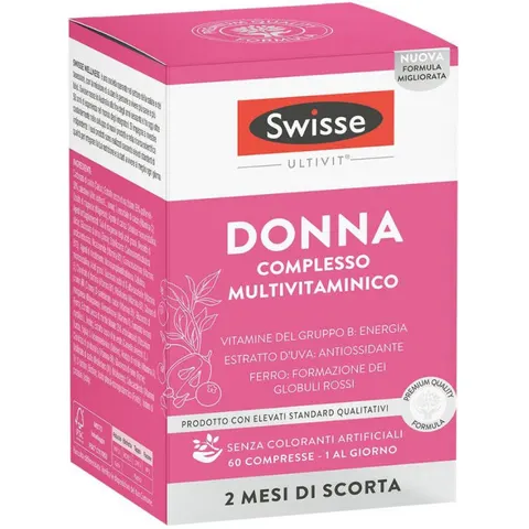 Swisse Donna Integratore Con Complesso Multivitaminico 60 Compresse – immagine 5